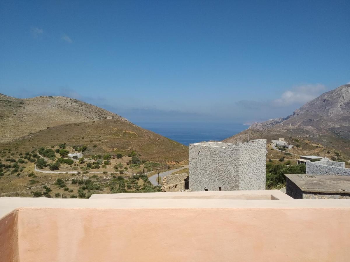 Panos Stone Tower Villa Paliros ภายนอก รูปภาพ