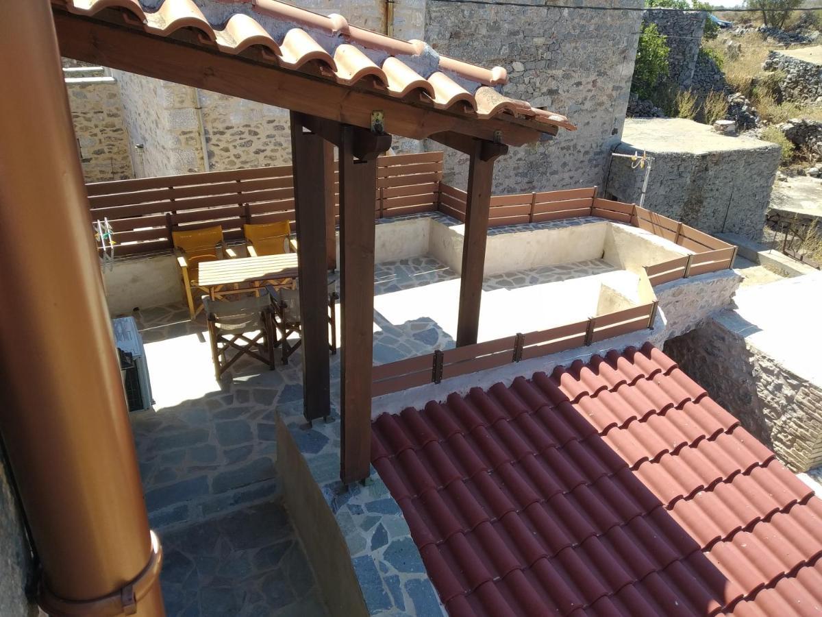 Panos Stone Tower Villa Paliros ภายนอก รูปภาพ